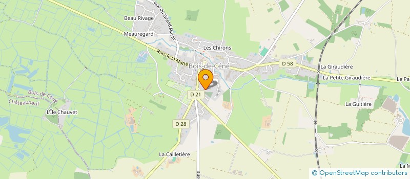 localisation de l'entreprise MADAME KARINE BLANDIN  BOIS-DE-CENE