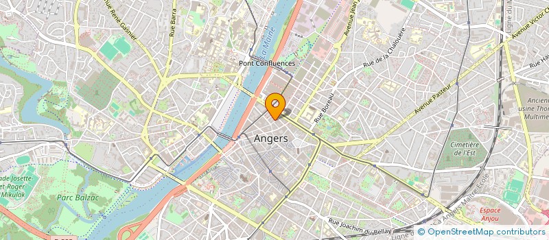 localisation de l'entreprise MADAME KARINE BLOUIN à ANGERS