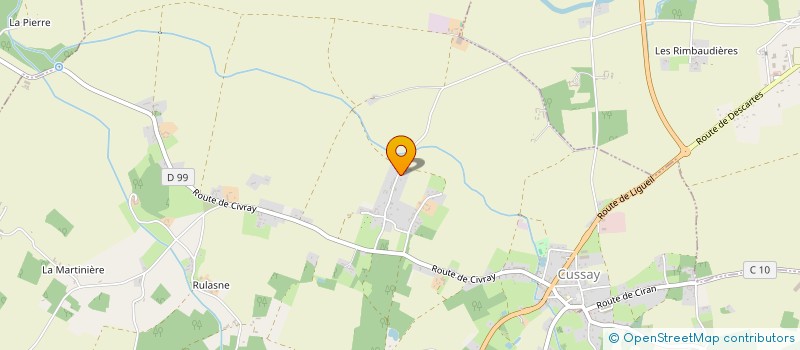 localisation de l'entreprise MADAME KARINE BODIN  CUSSAY