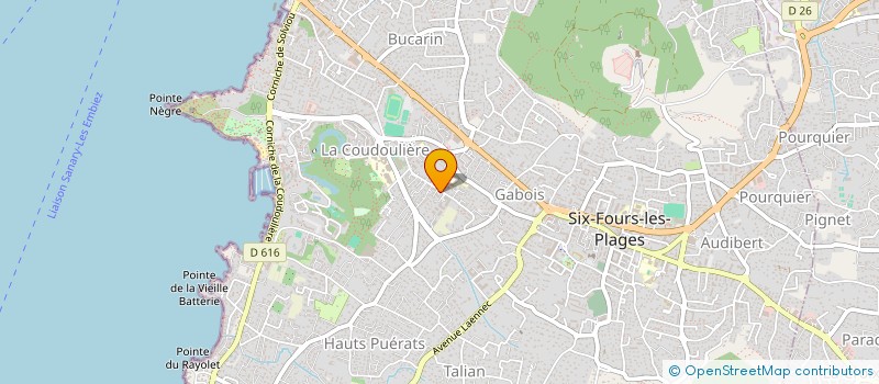 localisation de l'entreprise MADAME KARINE BOIN  SANARY-SUR-MER