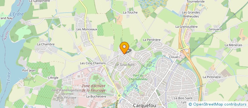 localisation de l'entreprise MADAME KARINE BOITEAU à CARQUEFOU