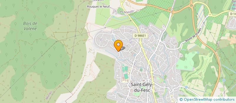 localisation de l'entreprise MADAME KARINE BONILLO à SAINT-GELY-DU-FESC
