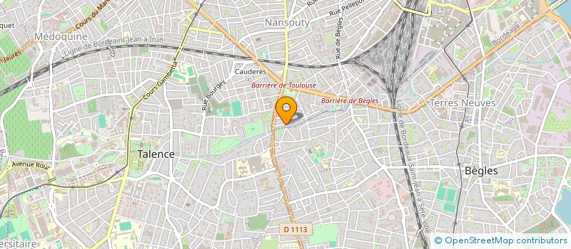 localisation de l'entreprise MADAME KARINE BONNAFOUX à BORDEAUX