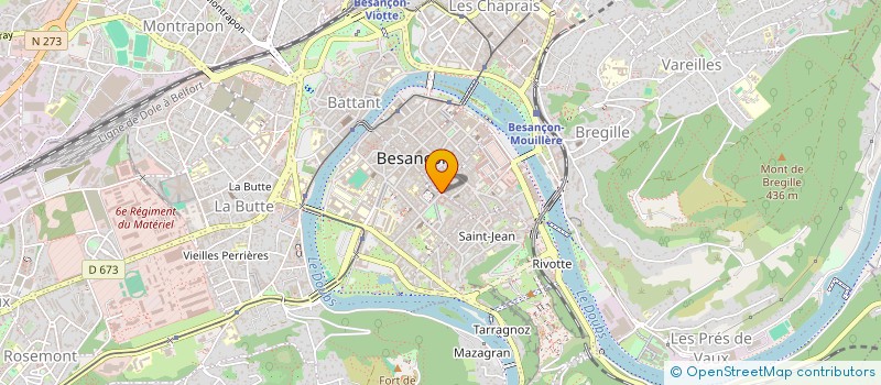 localisation de l'entreprise MADAME KARINE BONNEMAIN à BESANCON