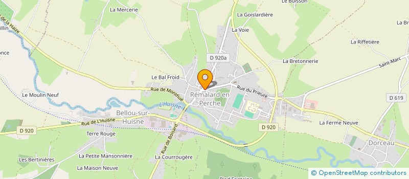 localisation de l'entreprise MADAME KARINE BOSTEAU à REMALARD-EN-PERCHE
