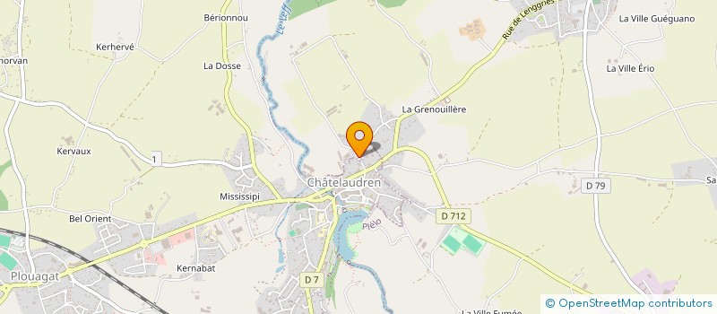 localisation de l'entreprise MADAME KARINE BOTHEREL  CHATELAUDREN-PLOUAGAT