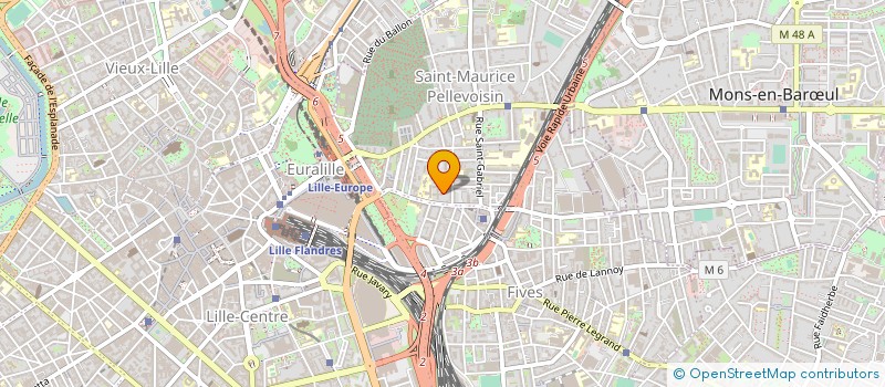 localisation de l'entreprise MADAME KARINE BOUDART à LILLE