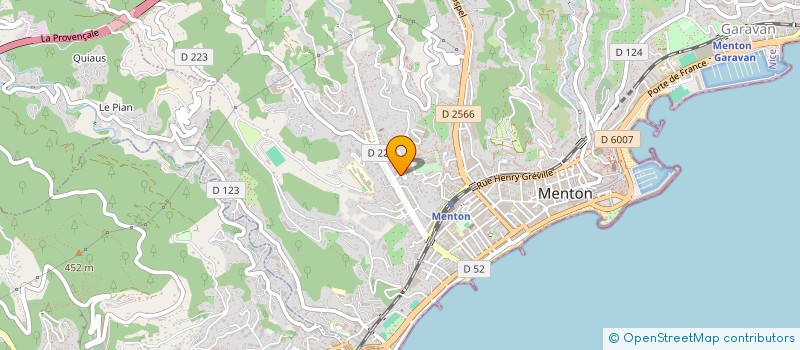 localisation de l'entreprise MADAME KARINE BOURE à MENTON