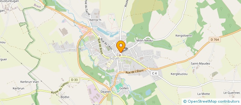 localisation de l'entreprise MADAME KARINE BOURLES  SIZUN