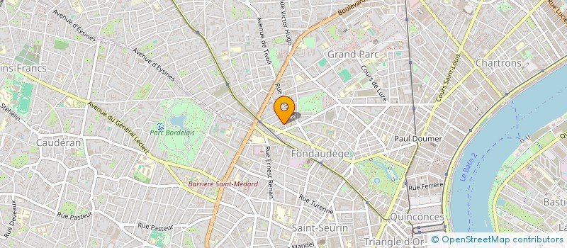 localisation de l'entreprise MADAME KARINE BOUTIN  BORDEAUX