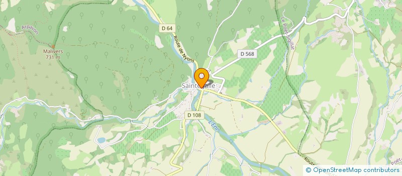 localisation de l'entreprise MADAME KARINE BOZIER  SAINTE-JALLE