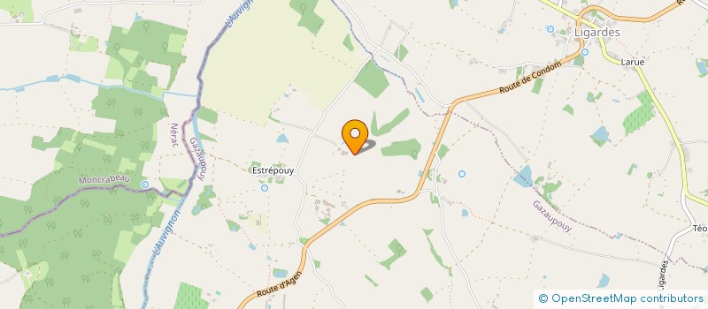 localisation de l'entreprise MADAME KARINE BRAISSANT  GAZAUPOUY