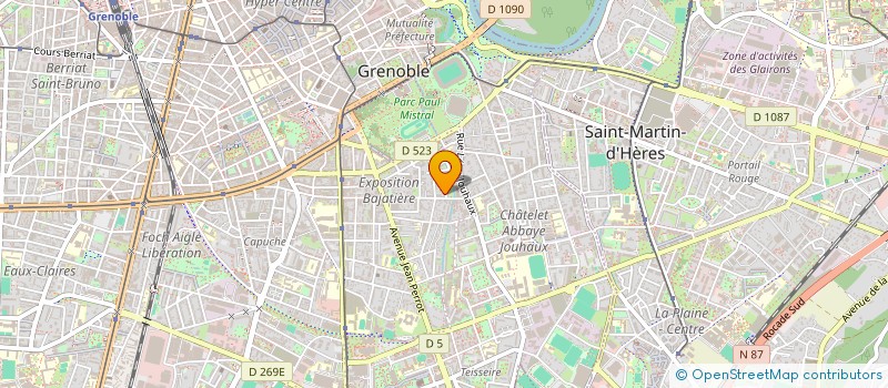 localisation de l'entreprise MADAME KARINE BRAITEAU  GRENOBLE