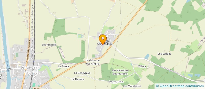 localisation de l'entreprise MADAME KARINE BRAULT à DANGE-SAINT-ROMAIN