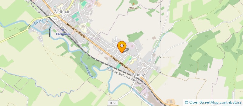 localisation de l'entreprise MADAME KARINE BRAUX  BLAGNY