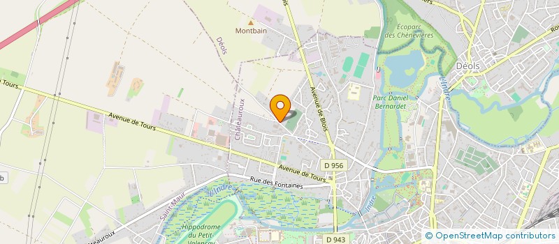 localisation de l'entreprise MADAME KARINE BRESSAN à CHATEAUROUX