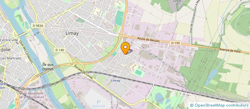 localisation de l'entreprise MADAME KARINE BRIANT  LIMAY