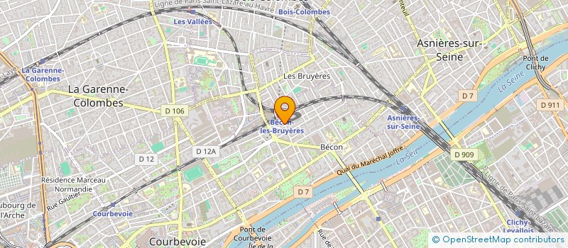 localisation de l'entreprise MADAME KARINE BRICHARD à COURBEVOIE