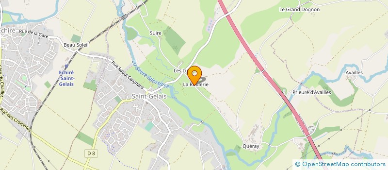 localisation de l'entreprise MADAME KARINE BRIDONNEAU  SAINT-GELAIS