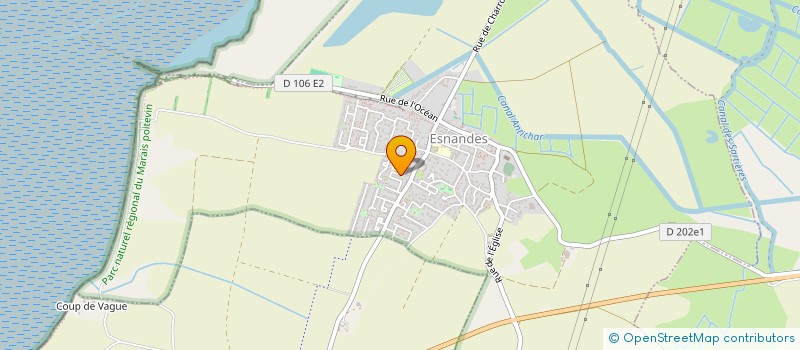 localisation de l'entreprise MADAME KARINE BRIZARD  ESNANDES