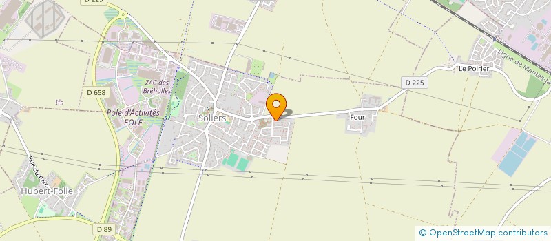 localisation de l'entreprise MADAME KARINE BROUTE  SOLIERS