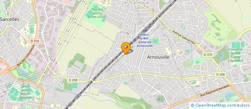 localisation de l'entreprise MADAME KARINE BRUGER à ARNOUVILLE