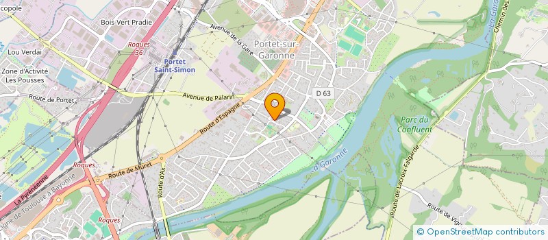 localisation de l'entreprise MADAME KARINE BRUNET  PORTET-SUR-GARONNE