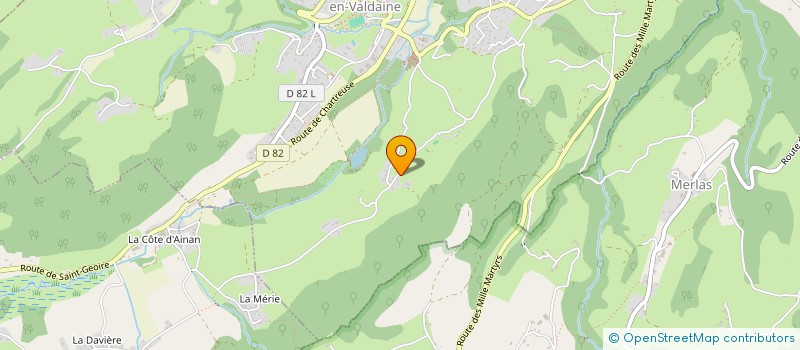 localisation de l'entreprise MADAME KARINE BRUNOT-MIGNOT  SAINT-GEOIRE-EN-VALDAINE