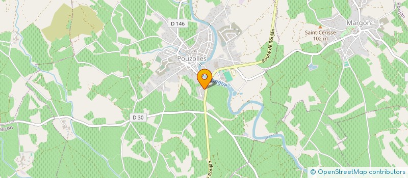 localisation de l'entreprise MADAME KARINE CABAL  POUZOLLES