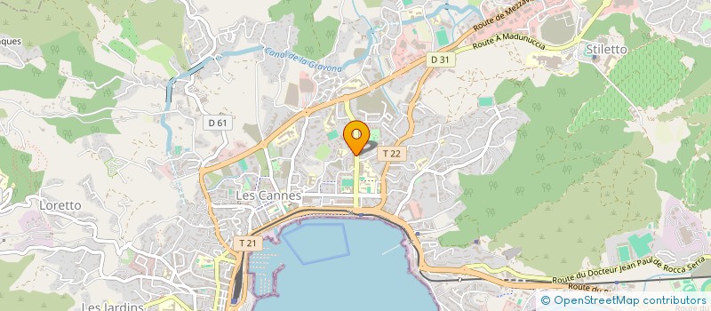 localisation de l'entreprise MADAME KARINE CAGLIARI  AJACCIO