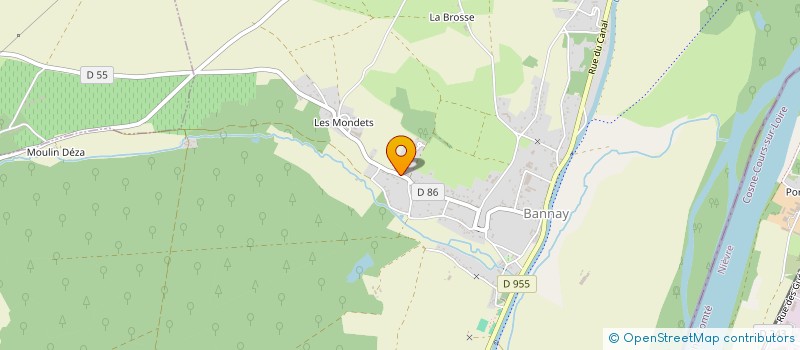 localisation de l'entreprise MADAME KARINE CALVI  BANNAY