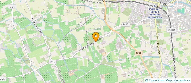 localisation de l'entreprise MADAME KARINE CALZA  L'ISLE-SUR-LA-SORGUE