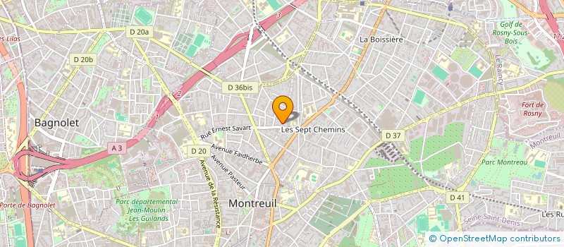 localisation de l'entreprise MADAME KARINE CAMPENS à MONTREUIL