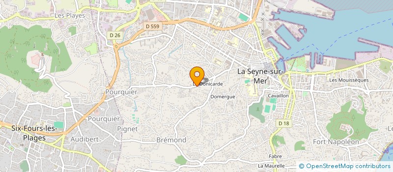 localisation de l'entreprise MADAME KARINE CANNONERO à LA SEYNE-SUR-MER