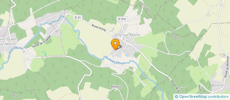 localisation de l'entreprise MADAME KARINE CARCAS  ORLY-SUR-MORIN