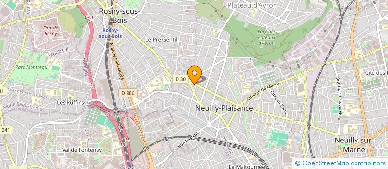 localisation de l'entreprise MADAME KARINE CARNEIRO DA SILVA à NEUILLY-PLAISANCE
