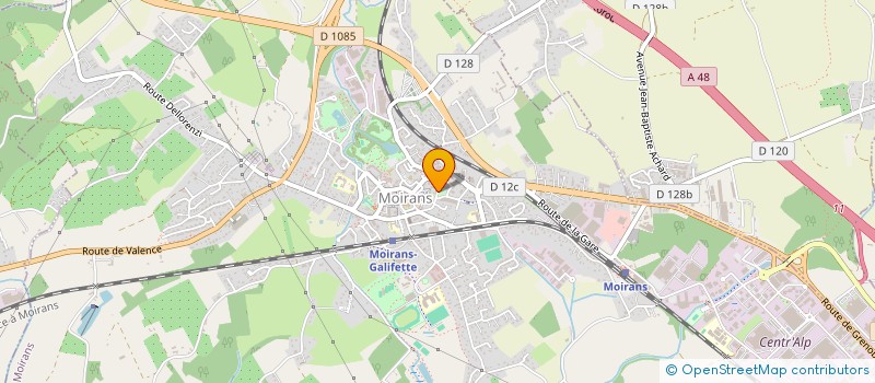 localisation de l'entreprise MADAME KARINE CARREIRA  MOIRANS