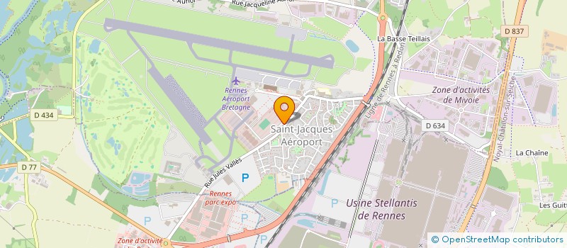 localisation de l'entreprise MADAME KARINE CAUX  SAINT-JACQUES-DE-LA-LANDE