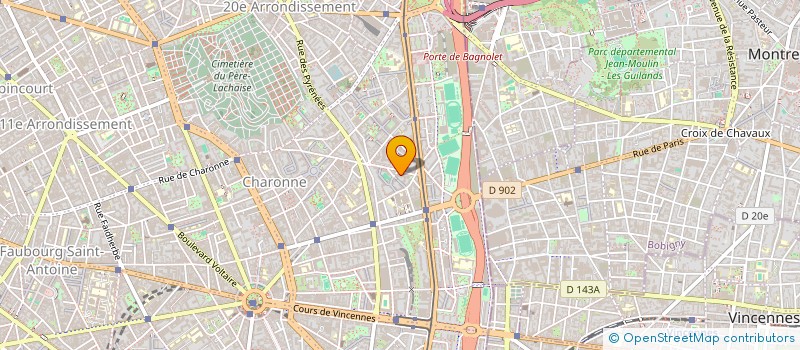 localisation de l'entreprise MADAME KARINE CAZAGOU  PARIS