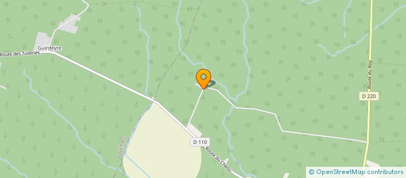 localisation de l'entreprise MADAME KARINE CAZENAVE CHIPPAUX  ORIGNE