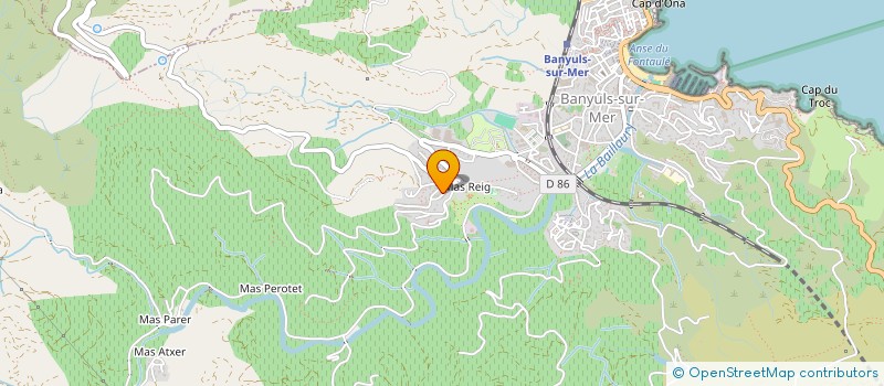 localisation de l'entreprise MADAME KARINE CENTENE  BANYULS SUR MER