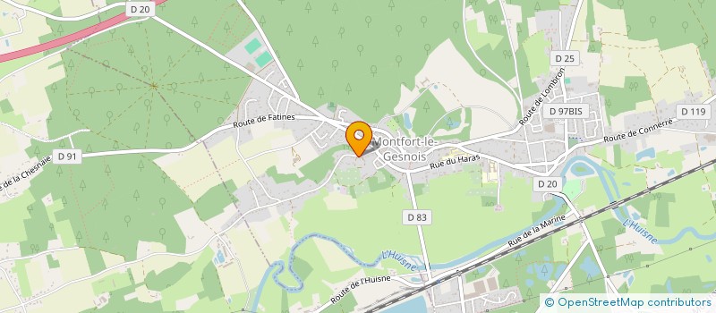 localisation de l'entreprise MADAME KARINE CERUTTI  MONTFORT-LE-GESNOIS