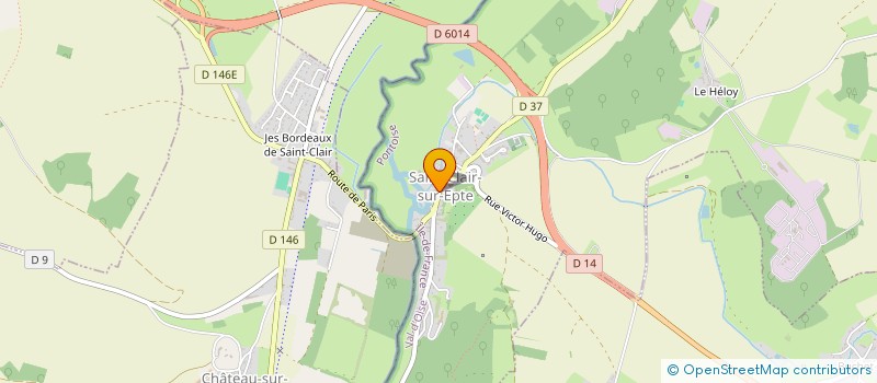 localisation de l'entreprise MADAME KARINE CESSINAS  SAINT-CLAIR-SUR-EPTE