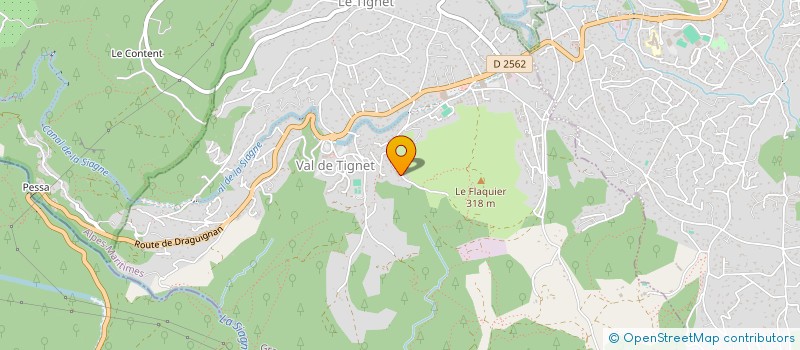 localisation de l'entreprise MADAME KARINE CHAFFRAIX - KASSAB à LE TIGNET