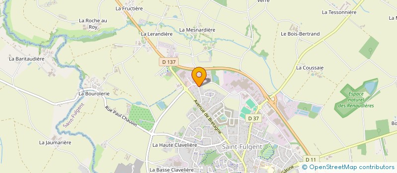 localisation de l'entreprise MADAME KARINE CHALLET  SAINT-FULGENT
