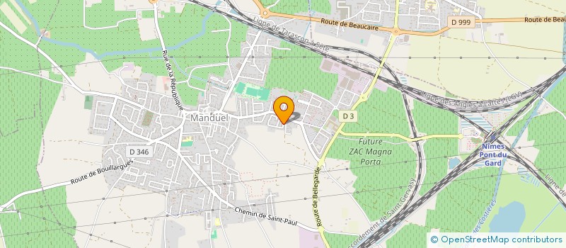 localisation de l'entreprise MADAME KARINE CHARETTE  MANDUEL