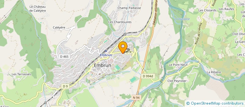 localisation de l'entreprise MADAME KARINE CHARRAT-BOUTIQUE à EMBRUN