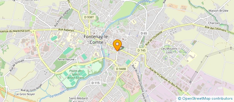 localisation de l'entreprise MADAME KARINE CHARRIEAU à FONTENAY-LE-COMTE