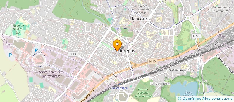 localisation de l'entreprise MADAME KARINE CHASSEBOEUF  MAUREPAS