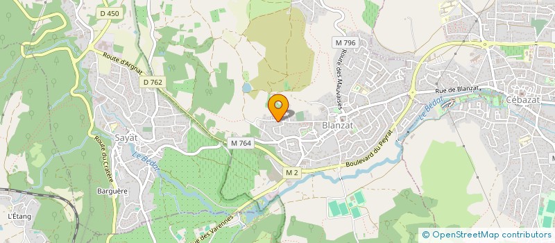 localisation de l'entreprise MADAME KARINE CHAUCHAT  BLANZAT
